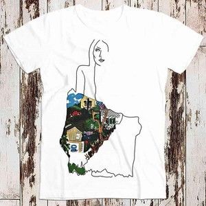 Ladies Of Canyon Joni Mitchell Folk Tee Top Retro Cool Style T Shirt
